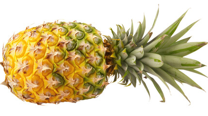 pineapple on white background