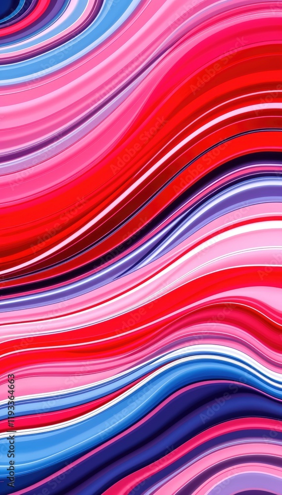 Poster Abstract colorful waves vibrant and dynamic design backgrounds and modern designs
