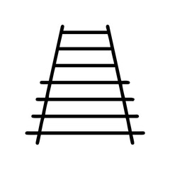 agility ladder icon, agility ladder line art - simple line art of agility ladder, perfect for agility ladder logos and icons and themed design