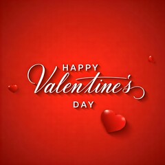 Happy Valentine's Day photo text illustration for girlfriend and boyfriend