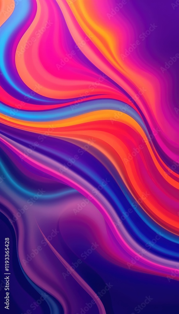 Poster vibrant abstract swirls of color backgrounds designs and artistic projects