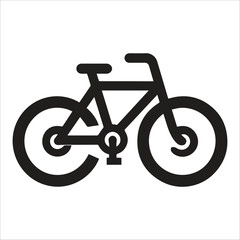 Fototapeta premium Bicycle silhouette vector illustration