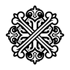 Solid style icon of endless growth symbol