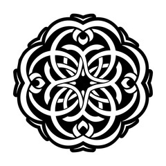 A solid icon of organic loop