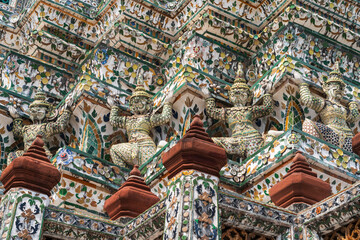 Wat Arun in Bangkok in Thailand