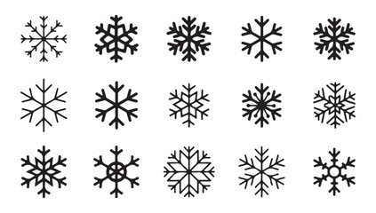 Seamless pattern. Christmas snowfall, backdrop winter snowflake. Christmas card with snowflake border vector illustration EPS 10