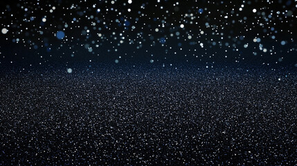 Glowing blue and silver glitter on a dark gradient background perfect for luxurious event designs or festive celebration themes
