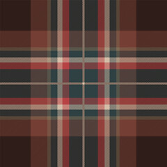 Seamless red and green tartan plaid pattern featuring a vintage and rustic aesthetic, perfect for fashion, home decor, textiles, and digital backgrounds.