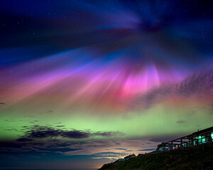 The Aurora Borealis, Craster Northumberland