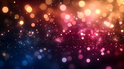 Magical Shimmering Lights Festive Background
