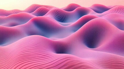 Fototapeta premium A close-up shot of a colorful moire pattern on a computer screen, enhanced by double exposure, merging with flowing abstract shapes and creating a dynamic, futuristic digital aesthetic.