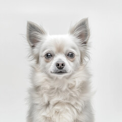 white dog