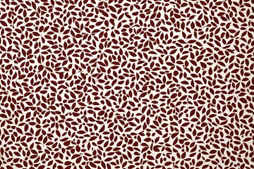 a close up of a red and white animal print fabric