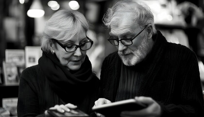 Couple credit woman tablet shopping card online senior elderly retirement adult old retired mature senior couple pensioner older active two aged vitality online shopping finance buying bill