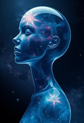 Galaxy Within a Human Form