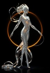 Celestial Being with Golden Ring