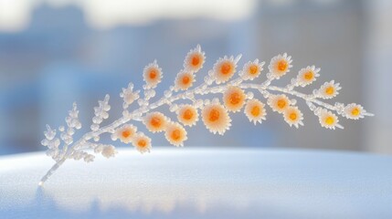 A detailed close-up of a single leaf with sunlight filtering through it, casting delicate shadows on its surface, highlighting its natural patterns and textures.