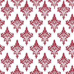 Elegant damask seamless pattern fabric with woven motifs decorative design for home decor luxurious textile art