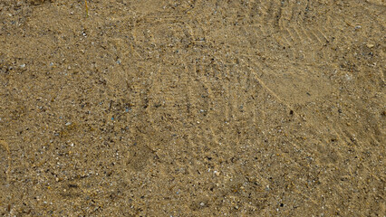 Closeup Sand Texture at the Beach 