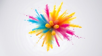 abstract colorful background with splashes