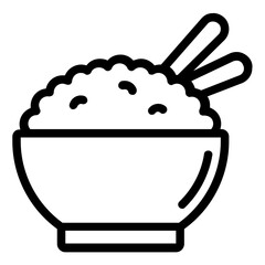 rice bowl icon