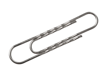 Paper clip isolated