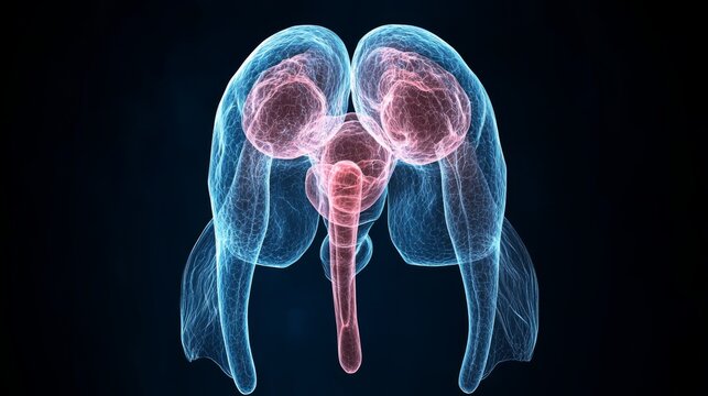 Mesencephalon, Diencephalon, and Telencephalon: A 3D Rendering of the Human Brain's Major Divisions