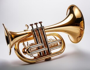 Obraz premium trumpet isolated on white