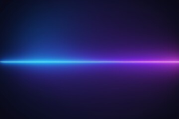 a close up of a neon light on a dark background