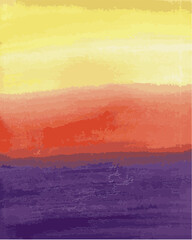 abstract watercolor background yellow orange purple - watercolor - hand painted