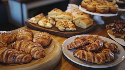A cozy coffee and pastry tasting event with fresh brews and a variety of baked goods