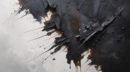 A rough charcoal texture with streaks of black and white, evoking a raw and artistic feel
