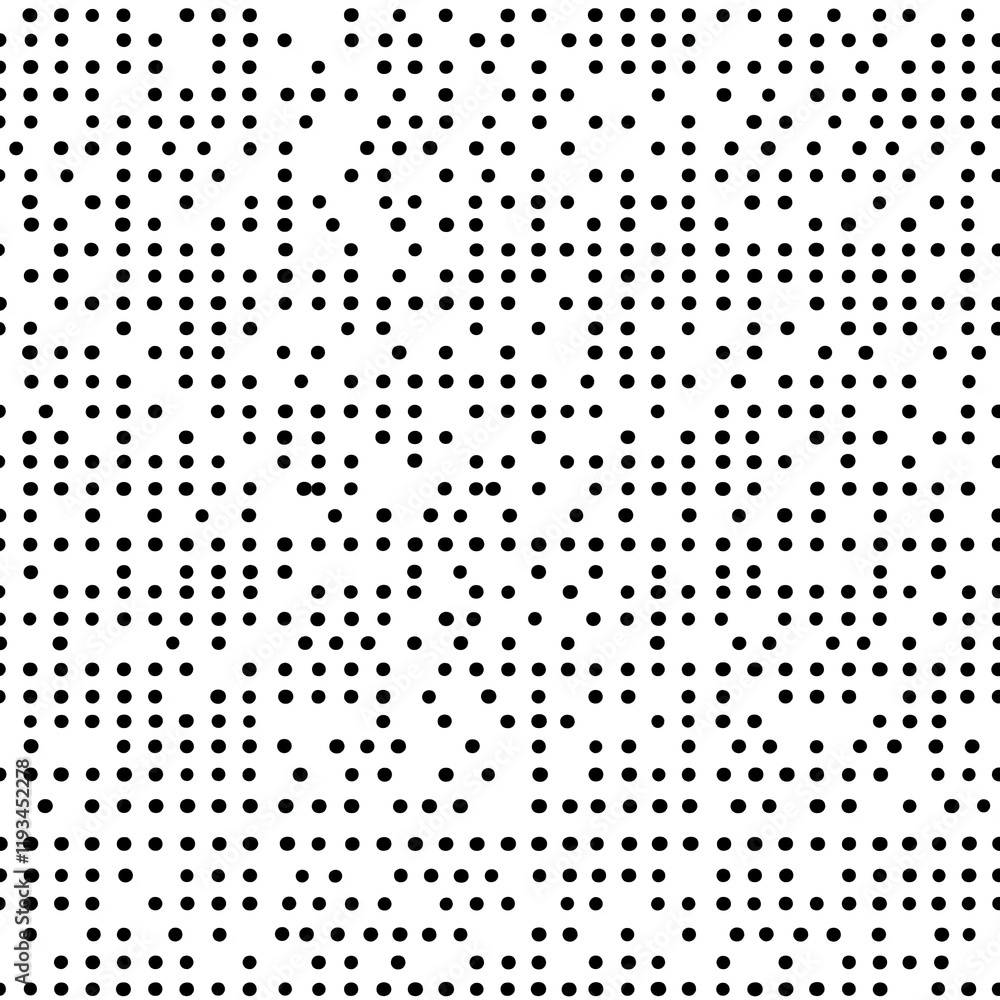 Poster minimalist black dot pattern on a white background texture