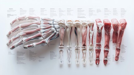 An educational chart showing hand anatomy with clear labels for each finger