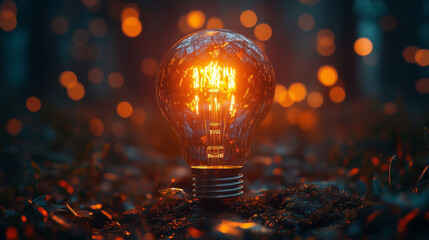 Virtual representation of a government-backed startup initiative. Bright lighting, contrast