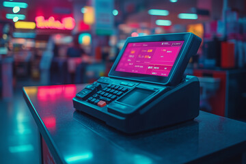 Online store checkout process showing discounts and promotions. Bright lighting, contrast