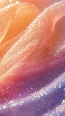 Fototapeta premium Captivating abstract background with a dazzling array of iridescent glitter and shimmering prism like effects creating a visually striking and mesmerizing display of color and light