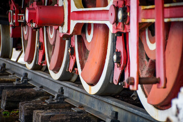 steam locomotive wheels