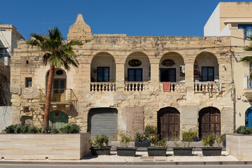 Mediterranean House with Palm Tree in Malta