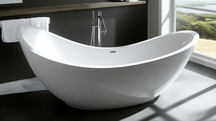 A close-up of a bathtub being wiped down after a deep clean, showcasing proper maintenance techniques to preserve its shine and prevent buildup over time.