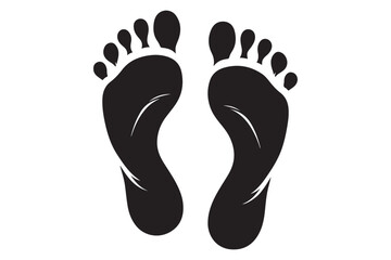 Footprints vector