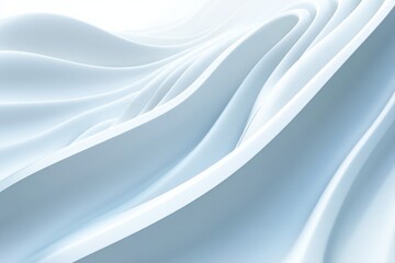 Fototapeta premium White Cloth Waves