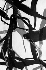 Modern abstract line art