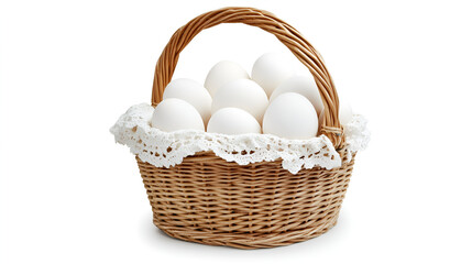 A basket of eggs