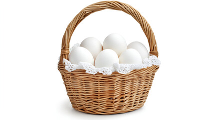 A basket of eggs