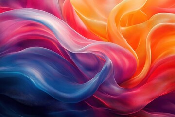 vibrant elastic loops swirling together in a dynamic dance of colors, reminiscent of youth and energy, creating an abstract visual that captures a sense of motion and excitement