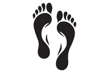 Footprints vector