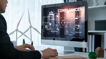 Compliance system for brisk online corporate business to meet quality standard
