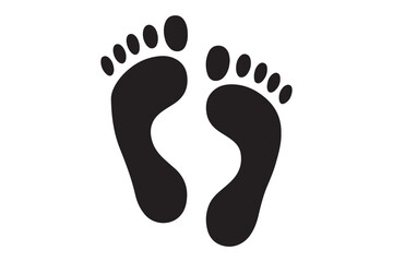 Footprints vector