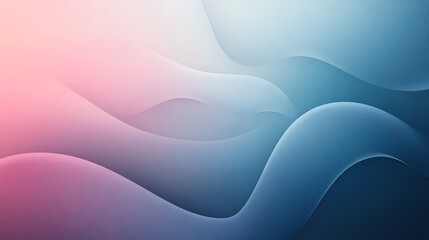 Abstract Pink and Blue Wave Background Design